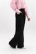 Штани класичні прямі чорні, M