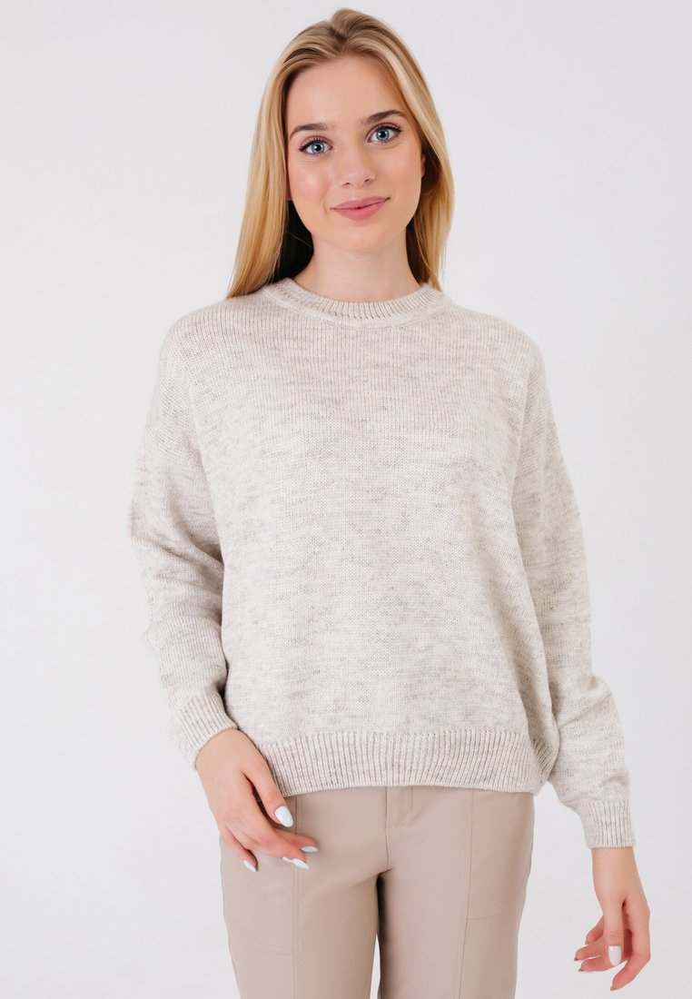 Oversize-светр із вовни зі спущеним рукавом
